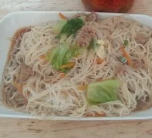 Double Pork碎 Meat Noodles