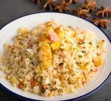 Egg and Meat Fried Rice