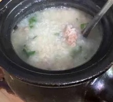 Salted Pork Bone Rice Porridge