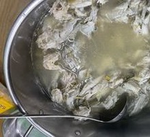 Chicken and Fish Soup with Radish