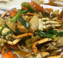 Stir-fried Crab with Ginger and Scallion