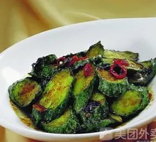 Pan-fried Cucumber with Perilla