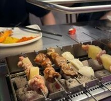 Pineapple Meat Skewers
