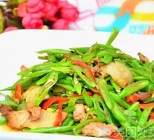 Stir-Fried Pork and Green Beans Rice