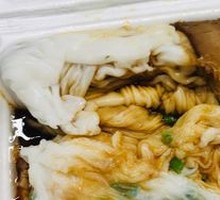 Barbecued Pork Steamed Rice Noodle Roll
