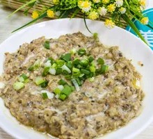 Preserved Vegetable Steamed Pork Patty Rice