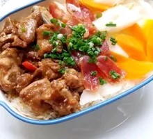 Braised Pork Rib and Preserved Meat Fried Rice