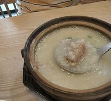 Pork and Salted Pork Rib Rice Porridge