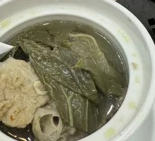Preserved Vegetable and Pig Lung Soup