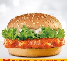 奥尔良板烧鸡腿堡