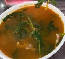 Pork Offal Soup with Hydrocotyle