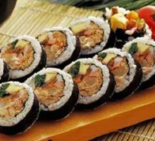 Crab Roe Purple Rice Seaweed Roll