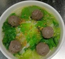 Beef Meatball Soup