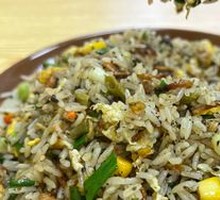 Seaweed and Shrimp Egg Fried Rice