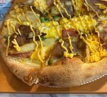 Teriyaki Beef and Potato Pizza