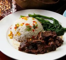 Potato and Pork Rib Rice
