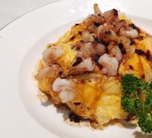 Black Truffle Shrimp Omelette Rice