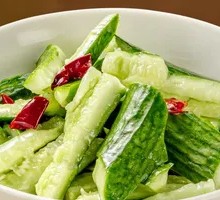 Hammer-Pounded Cucumber Salad