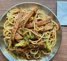 Black Pepper Pork Chop Pasta