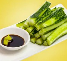 Chilled Mustard Cucumber Strips