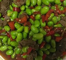 Soybean and Beef Stir-fry