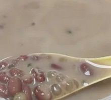 Milk Red Bean Sago Dessert