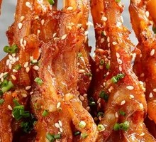 Roasted Boneless Duck Feet