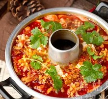 Spicy Pickled Squid Blossom Hot Pot