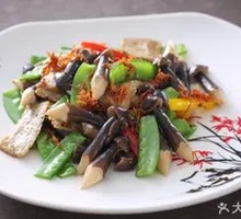 Chicken Mushroom Stir-Fried Fish Floss