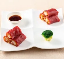 Crispy Red Rice Noodle with Fresh Shrimp