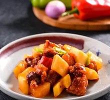 Sour Pork with Pineapple