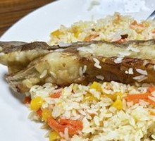 Lamb Shank Hand-Rice