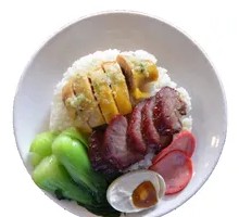 Barbecued Pork and Poached Chicken Rice