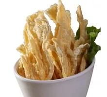 Golden Fried Tofu Skin