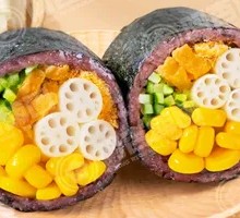 Lotus Root and Corn Rice Balls