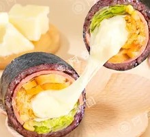 Molten Cheese Purple Rice Rice Ball