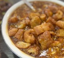 Tofu Pudding with Fried Dough Sticks Soup