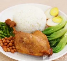 Large Duck Leg Rice Bowl