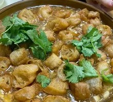 Fried Dough and Tofu Soup