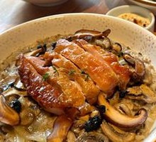 Truffle Wild Mushroom Chicken Risotto