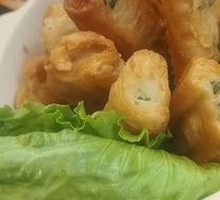 Three White Fried Dough Sticks