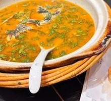 Golden Soup Fish Head with Fried Dough Sticks