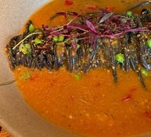 Spicy Crab Roe Seafood Noodles