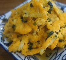 Silver Fish Fried with Eggs