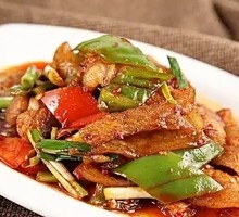 Stir-fried回锅肉 with Tofu Skin