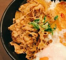 Hot Spring Egg Beef Bowl