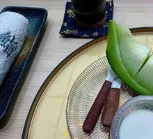 Honeydew Melon with Pudding