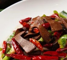 Chicken Mushroom Stir-Fried with Preserved Meat