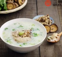Chicken and Mushroom Congee