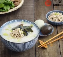 Celery Duck Egg Pork Porridge